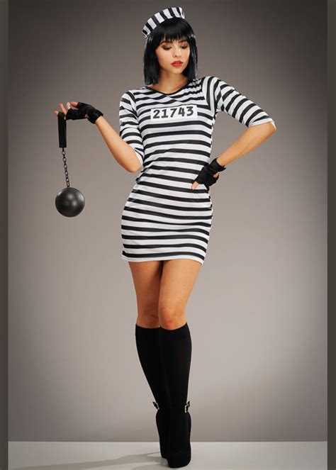 ladies prisoner costume|cute prisoner costumes for women.